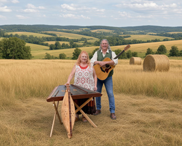 Kendra Ward and Bob Bence Hay Field