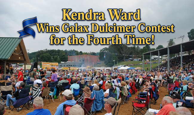 Kendra Ward Claims Fourth Dulcimer Title at 90th Galax Old Fiddlers’ Convention